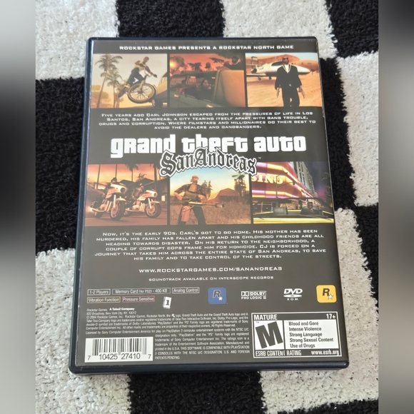 Grand Theft Auto Vice City and Grand Theft Auto San Andreas bundle for PS2 - Picture 7 of 9